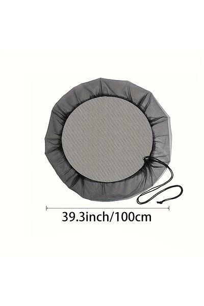 Choice Black Rain Barrels Screen Water Bucket Covers,rainwater Collector Tank Net Cover,rain Water Collecti