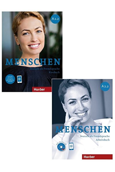 Hueber Yayınları Menschen A2.2: كتاب الدورة + كتاب العمل مع Ar عبر الإنترنت +...