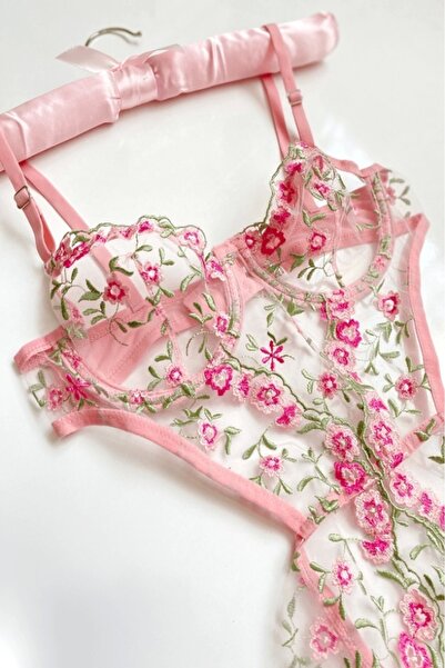 Gece İncisi Body - Design Floral Detaliat