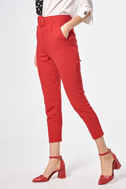 Swass CLASSIC RED PANT WITH BELT