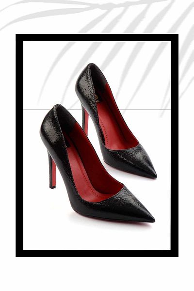 Bambi Black Women's Classic Heeled Shoes K01455018004