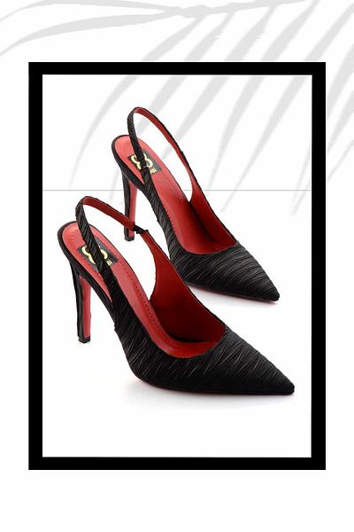 Bambi Black Women's Classic Heeled Shoes K01455018215