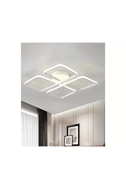 KRAYDINLATMA March Plafonyer Beyaz Ultra Süper Beyaz Ledli Avize