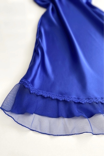Gece İncisi Plus Size Satin Nightgown