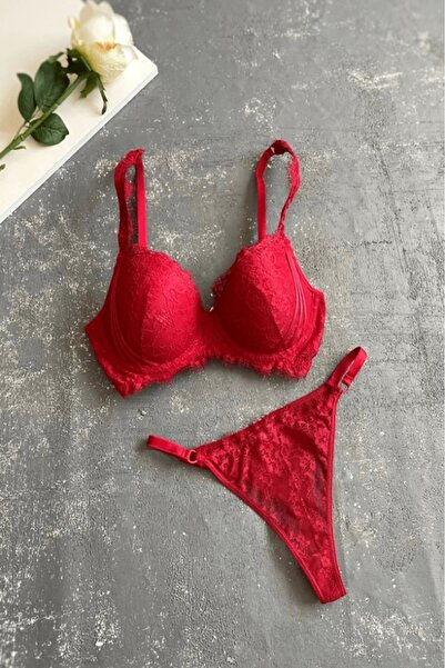 Gece İncisi Set grudnjaka bez podstave Čipka sa detaljima