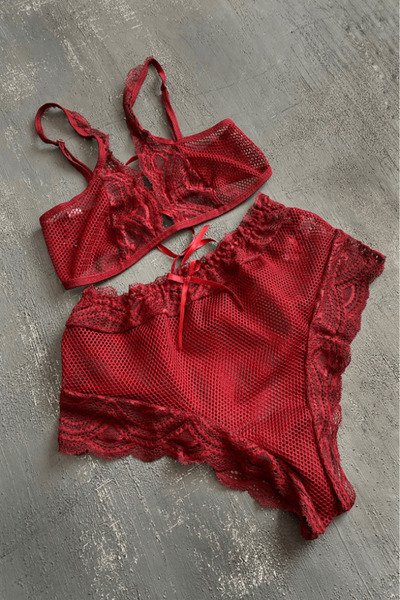 Gece İncisi Διχτυωτό Σετ σουτιέν