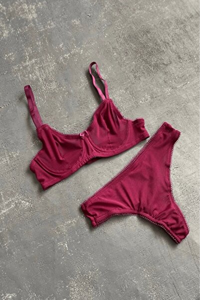 Gece İncisi Бюстгальтер з бантиками та тюлем