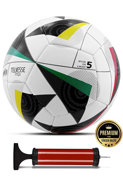 Soft Kare Pompa Hediyeli Futbol Topu Official 5 Numara Sert Zemin Halı Saha