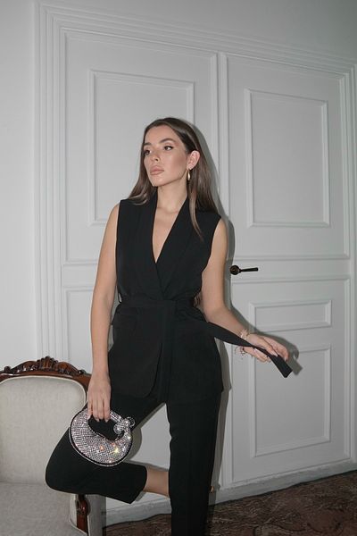 Swass Violet Belted Vest