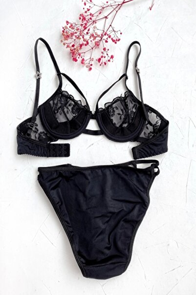 gc gece incisi Зірковий бюстгальтер з деталями та балеринами