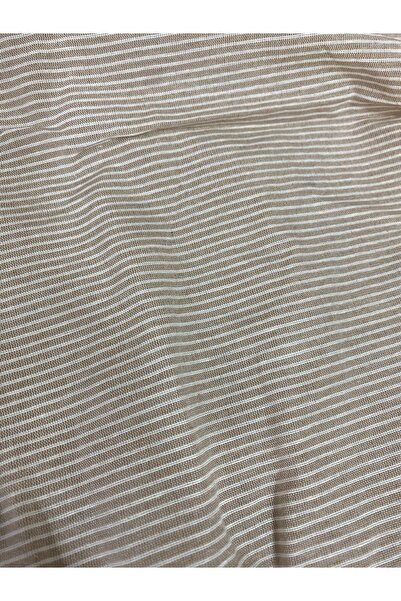 CANDAN ÇEYİZ Sada povlečení na dvoulůžko s elastickým lemem, přírodní hnědá