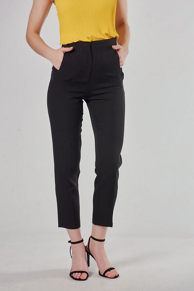 Swass High Waist Black Women's Trousers