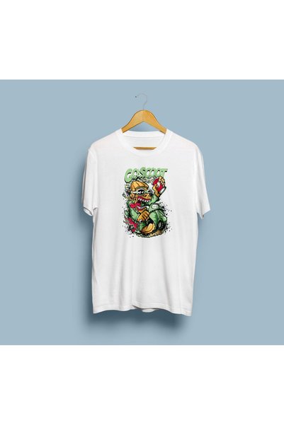 Generic Brand Oversize kroj Zeleni kaktus coscoot dizajniran kao unisex T-shirt