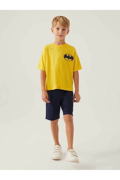 Batman Boy's Shorts Set 3-8 Years Yellow