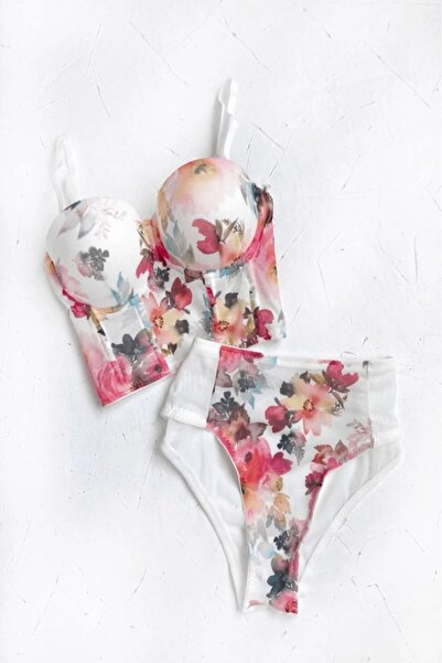 gc gece incisi Bustier i Cvetni dezen set