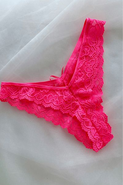 Gece İncisi Neon Lace Thong - Stylish and Comfortable