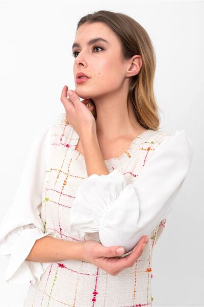 Swass Μίνι φόρεμα με καρό σχέδιο