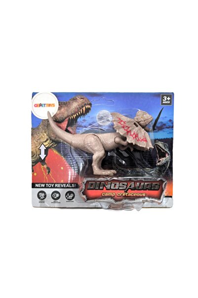 Gepettoys Ws5305 Ağzı Ve Eklem Yerleri Hareket Ettirilebilir Dilophosaurus Di...