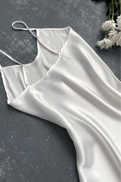 gc gece incisi Екрю сатиновий нічний халат