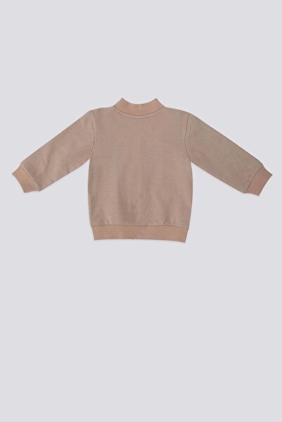 U.S. Polo Assn. US Polo Assn.Fine Weaving - Light Brown Baby Cardigan