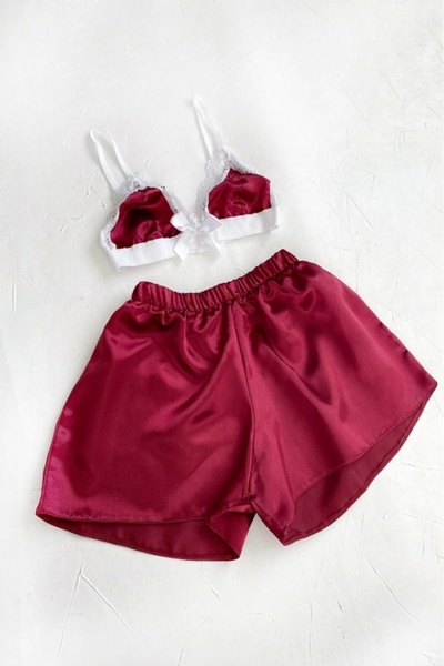 gc gece incisi Set pantaloni scurți - Detaliu fundă