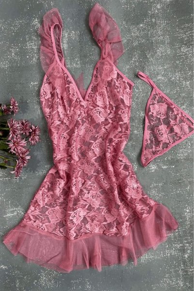 gc gece incisi Tulle Nightgown