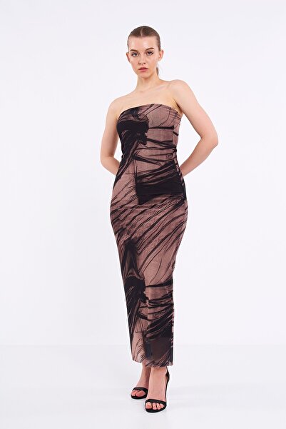 Swass Рокля без презрамки с тюлена подплата