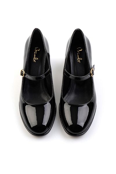 Bambi Pantofi cu toc clasici de damă negri K01231481608