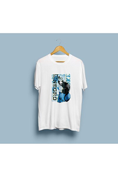 Generic Brand Oversize kroj El Gato Negro dizajnirao unisex T-shirt
