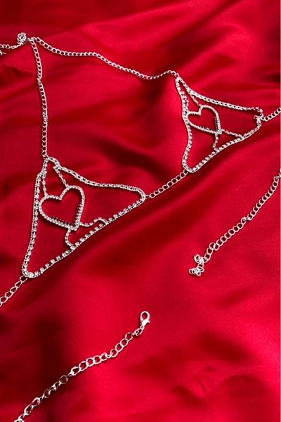 Gece İncisi Set sutien Heart Stone