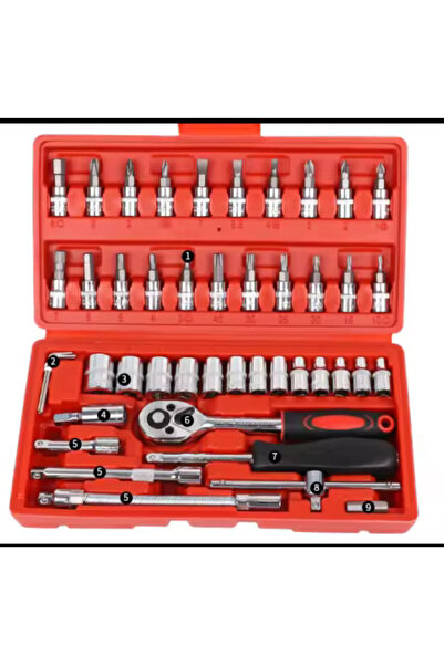 Genel Markalar Makroyapı 46 Parça Lokma Takımı 1/4 Mini Lokma Seti