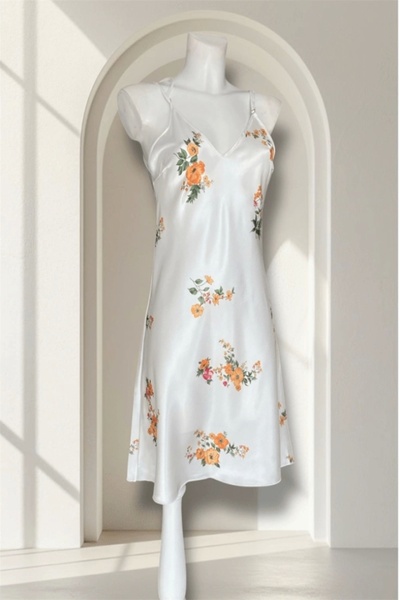 Gece İncisi Σετ σατέν νυχτικό