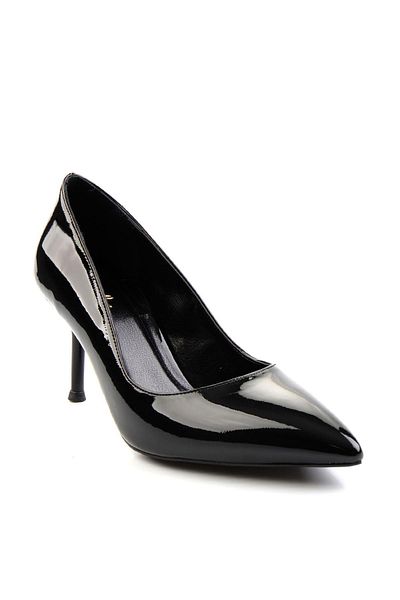 Bambi Pantofi cu toc clasici de damă negri K01209075208