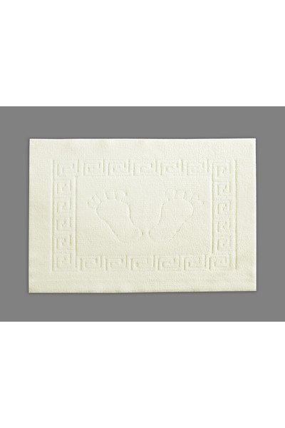 MirCotton Foot Towel Non-Slip Cream Jacquard 45X65 Bath Towel