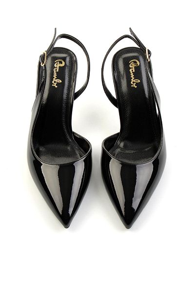 Bambi Black Women's Classic Heeled Shoes K01209075008