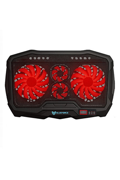 Blueforce Speeder Sx-15 4 Adet Fanlı 9"-17" Inç Ledli Lcd Kontrol Panelli Standlı Notebook Laptop Soğutucu