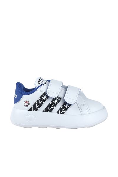 adidas Spider-Man Grand Court Kids White Sneakers