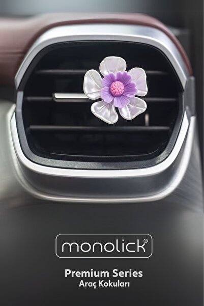 Monolick Premium İnci Serisi Çiçek Efektli Araba Oto Araç Klima Petek Havalan...