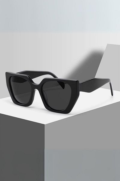 COOLANDBETTER Pr Gina 2024 Oversized Design Full Black Women's Sunglasses /
