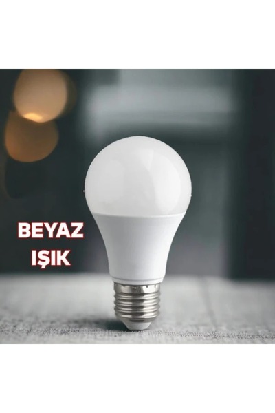 Cata 1 adet 9W LED Ampul A+ 6500k soğuk beyaz ışık lamba aydınlatma enerji tasarruflu uzun ömürlü E27