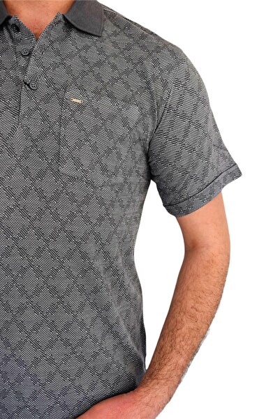 DYNAMO Чоловіча футболка з коміром поло - з кишенями, модель 1-t817 Bgl-st01811