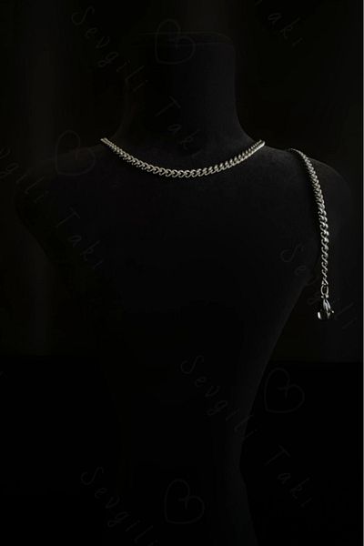 SEVGİLİ TAKI Thin Gourmet Model Steel Chain Children's Bracelet-Gentle Series