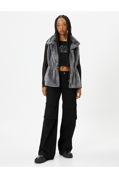 Koton Vestă afumată pentru femei