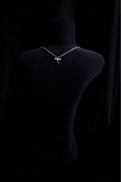 SEVGİLİ TAKI Dragonfly Steel Necklace |   Autumn Series