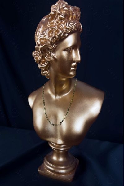 SEVGİLİ TAKI Gold Children's Necklace with Flat Chain |   Zoo Series