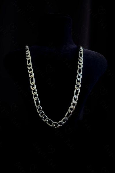 SEVGİLİ TAKI Figaro Model Steel Chain Necklace| Vega Series