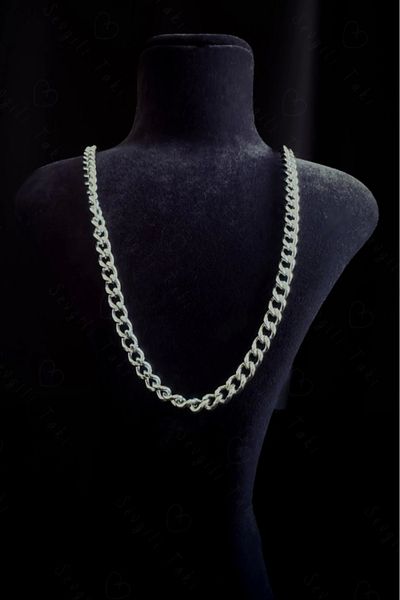SEVGİLİ TAKI Gourmet Model Steel Chain Necklace| Zemheri Series