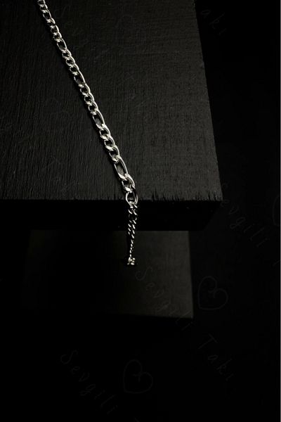 SEVGİLİ TAKI Thin Figaro Model Steel Chain Children's Bracelet |   Vega Series