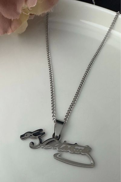 SEVGİLİ TAKI Chief Commander Gazi Mustafa Kemal Atatürk Signed Steel Chain Necklace |   Ancestor Collection