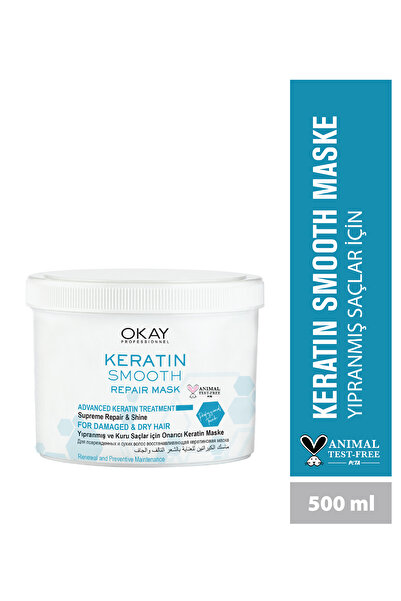 OKAYPROFESSIONNEL Keratın Smooth Onarıcı Maske 500ml